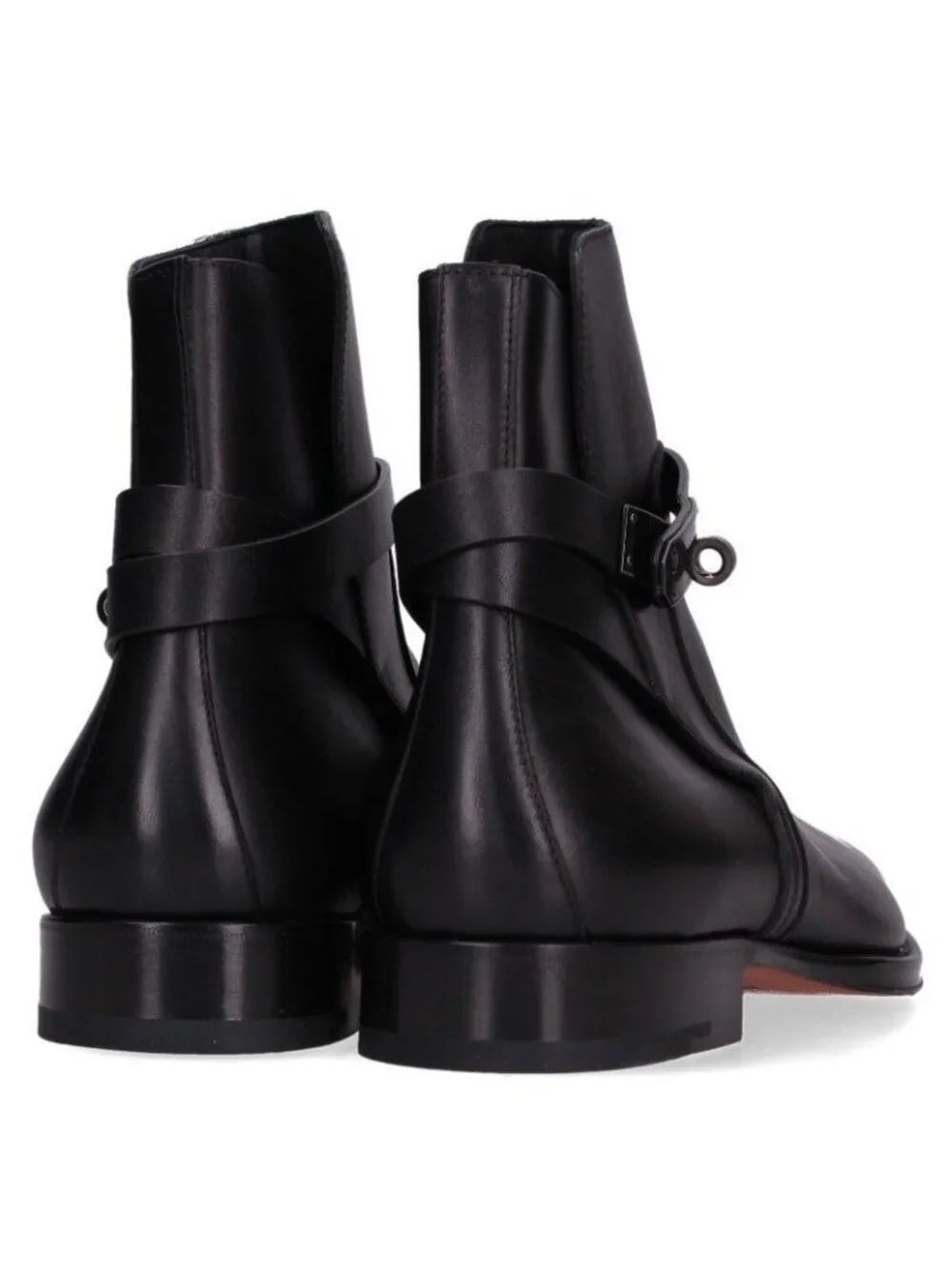 Hermes Fortune Monochrome So Black Kelly Buckle Boots